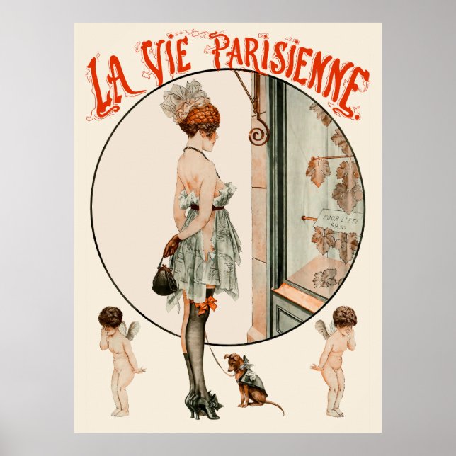 Poster La Vie Parisienne - As restrições de la mode (Frente)