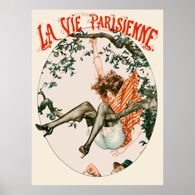 Poster La Vie Parisienne - Au paradis normand (Frente)
