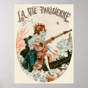 Poster La Vie Parisienne - Aubade au printempts