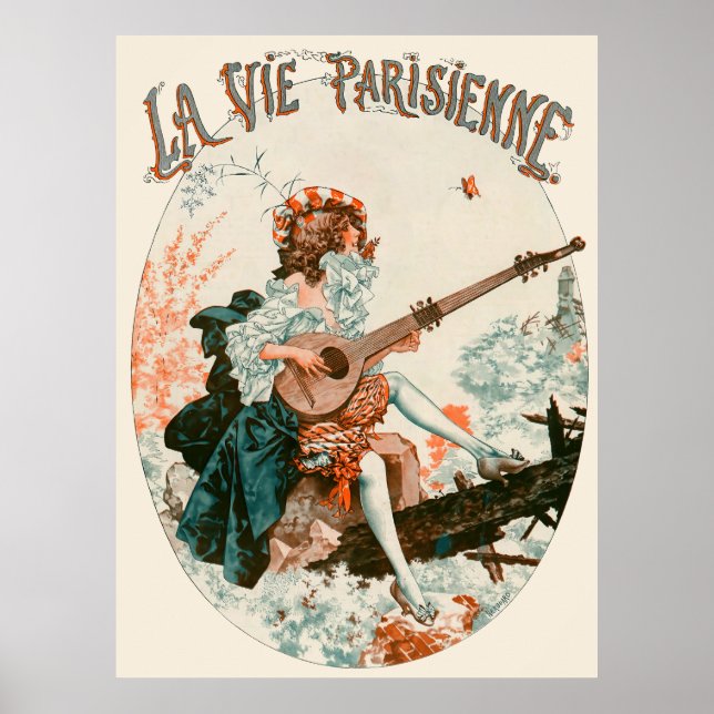 Poster La Vie Parisienne - Aubade au printempts (Frente)