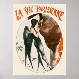 Poster La Vie Parisienne - La crise dos logements