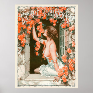 Poster La Vie Parisienne - Le mois des rosas