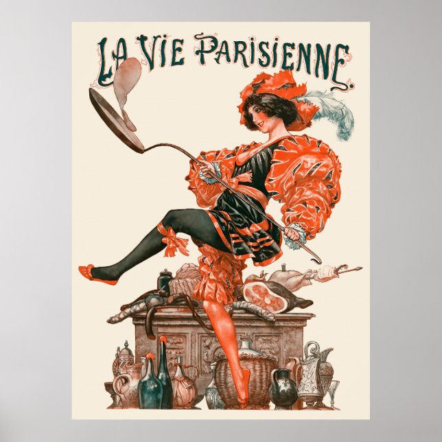 Poster La Vie Parisienne - Le seigneur Carnaval (Frente)