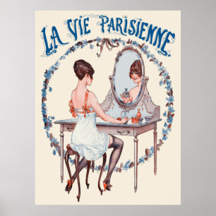 Poster La Vie Parisienne - O calendário da Floréine
