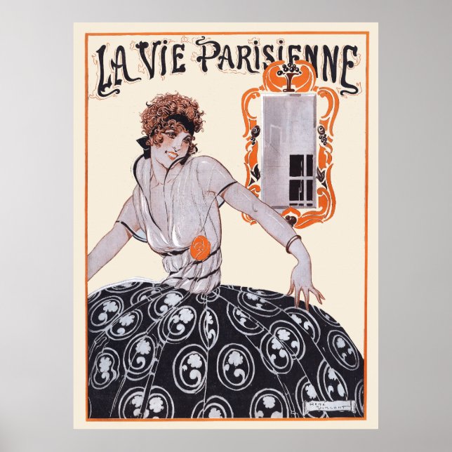 Poster La Vie Parisienne - setembro de 1920 (Frente)