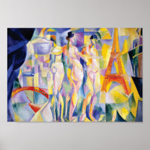 Póster La Ville de Paris por Robert Delaunay