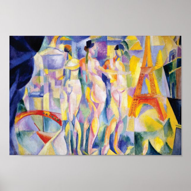 Póster La Ville de Paris por Robert Delaunay (Frente)