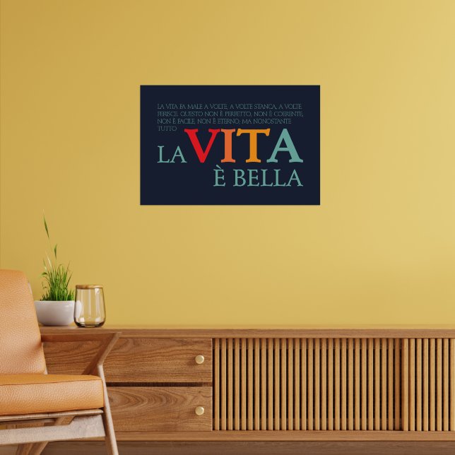 Poster La vita è bella (Sala de Estar 2)