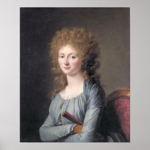 Poster Labille-Guiard - Duquesa De Aiguillon 1770