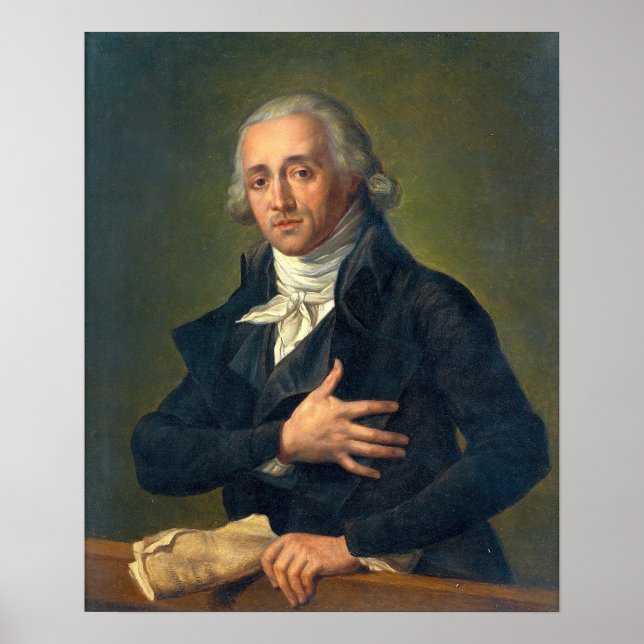 Poster Labille-Guiard - Retrato De Gaspard Gilbert (Frente)