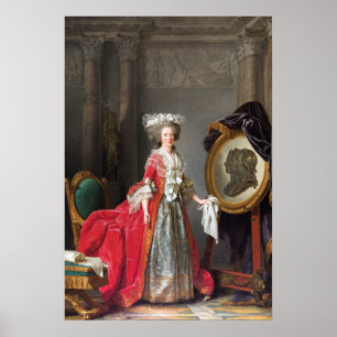 Poster Labille-Guiard - Retrato de Madame Adélaïde
