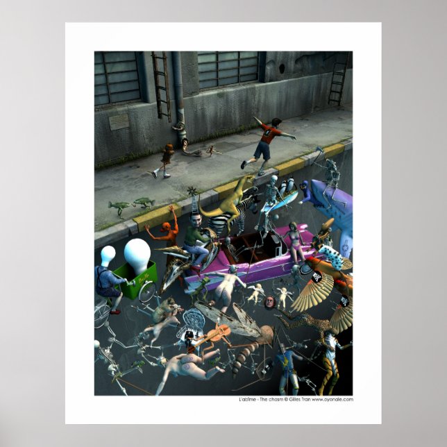 Póster L'abîme - O abismo (Frente)