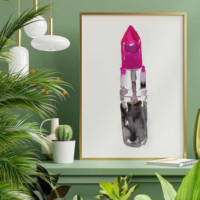 Póster Lábio-Lábio Minúsculo Cinzento-Rosa-Rosa-Rosa-Rosa (Criador carregado)