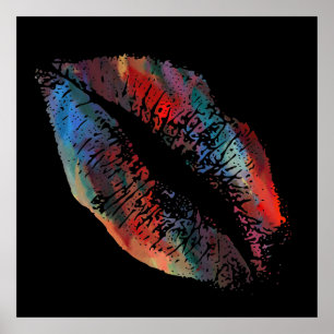 Poster Lábios Elegantes #2