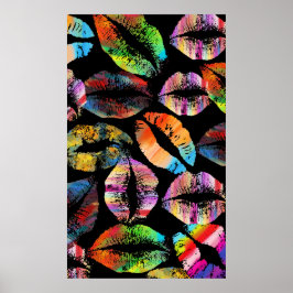 Póster Lábios na moda nº 8