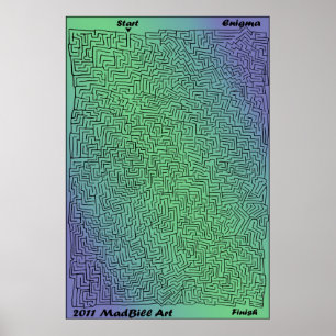 Póster Labirinto de Enigma