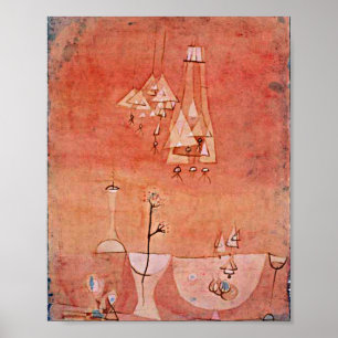 Poster Laboratório de Botânica, famosa pintura,