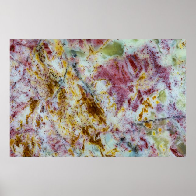 Poster Laboratório de Opalite Verde Australiano (Frente)