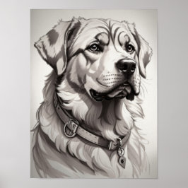 Poster Labrador Dog