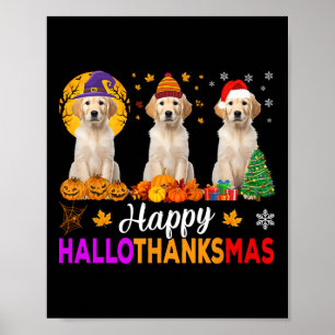 Poster Labrador Dog Halloween Natal Hallothanksmas 1