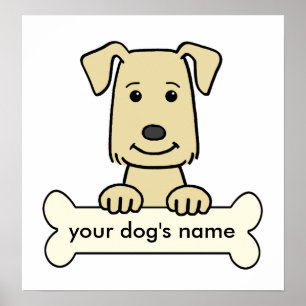Poster Labrador retriever personalizado