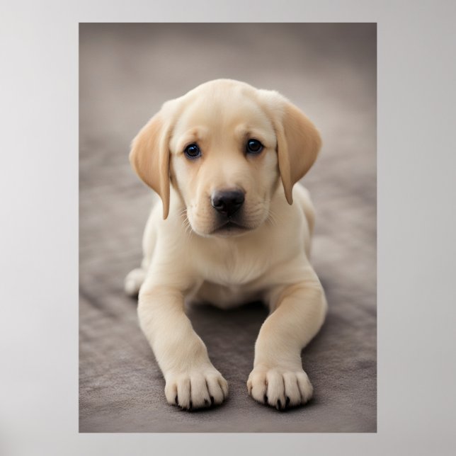 Poster Labrador Retriever Puppy (Frente)