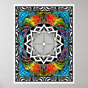 Póster Labyrinth The Path Of Least Resistance