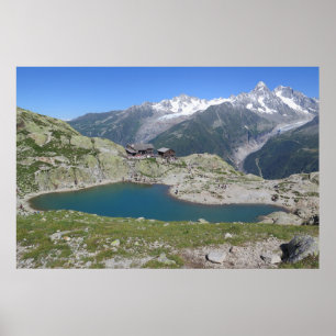 Poster Lac Blanc Chamonix