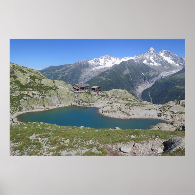 Poster Lac Blanc Chamonix (Frente)