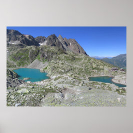 Poster Lac Blanc Chamonix