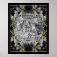 Lacecap Branco Hydrangea Frame Adicionar Sua Foto