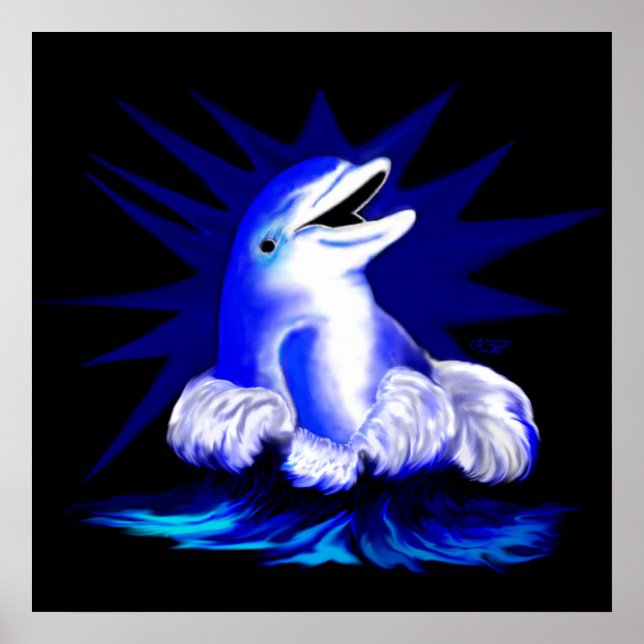 Póster Lachender Delfin (Frente)