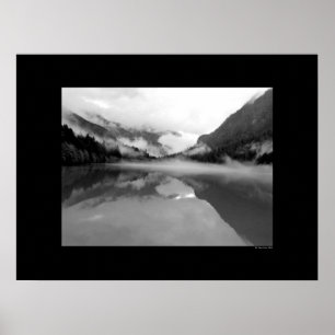 Póster Laço da cascata - lago