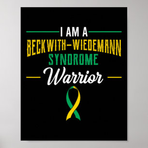 Poster Laço de Conscientização da Síndrome de Beckwith–wi