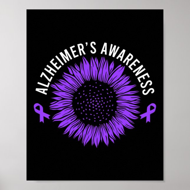 Poster Laço Roxo de Conscientização  (Frente)