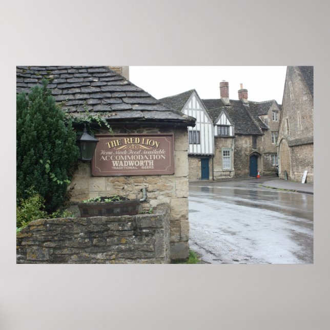 Póster Lacock, Wiltshire, Reino Unido (Frente)