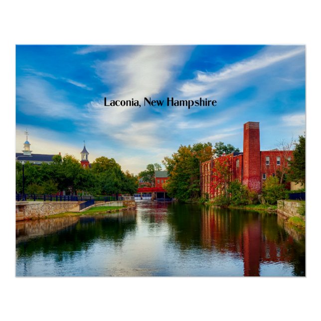 Póster Laconia, New Hampshire (Frente)