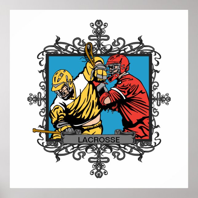 Poster Lacrosse Agressiva (Frente)