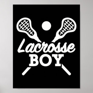 Poster Lacrosse Boy