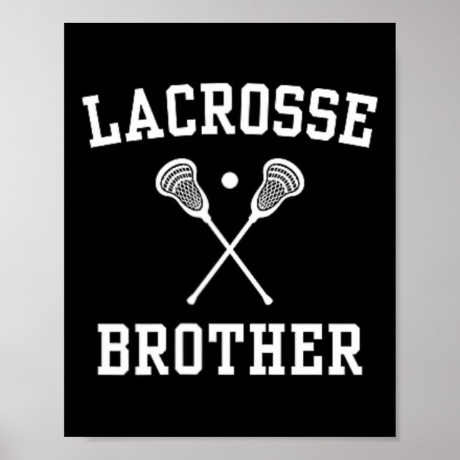 Poster Lacrosse Brother Left Chest Logo Lacrosse Player L (Frente)