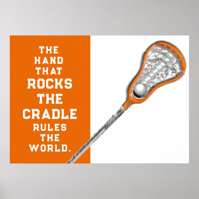 Poster Lacrosse Feminino (Frente)