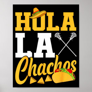 Poster Lacrosse lax mexicano cinco de mayo olá laxchachos