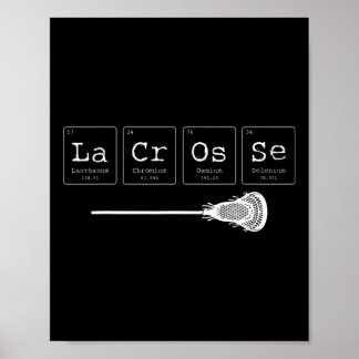 Poster Lacrosse - Mesa Periódica De Elementos Química 1