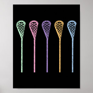 Poster Lacrosse Para Meninas E Mulheres Eu Engraçado Lax