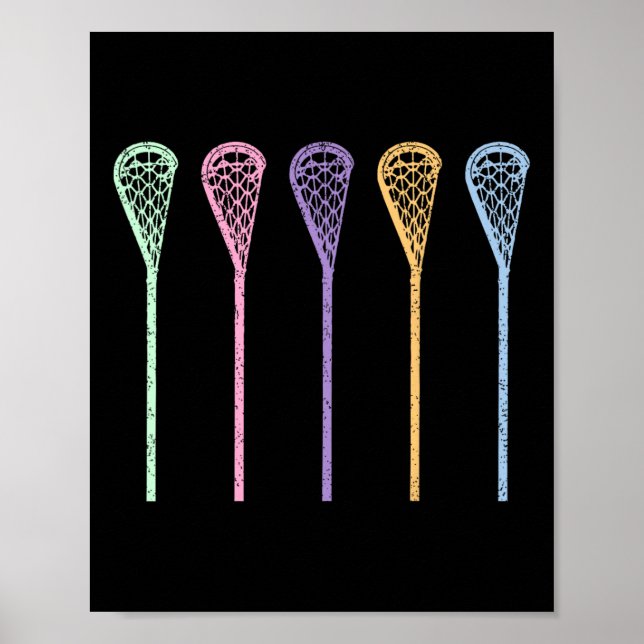 Poster Lacrosse Para Meninas E Mulheres Eu Engraçado Lax  (Frente)