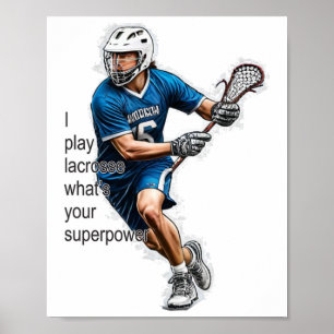 Poster Lacrosse Power