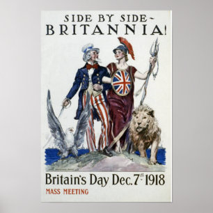 Poster Lado a lado - Britannia! Dia da Grã-Bretanha