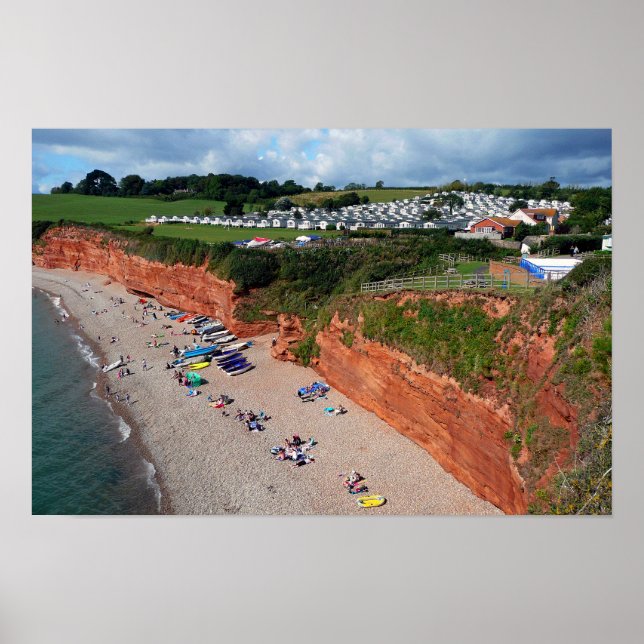 Poster Ladram Bay Jurassic Coast Devon (Frente)