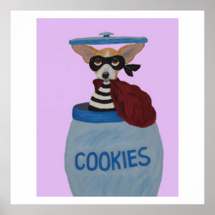 Poster Ladrona de Biscoitos Chihuahua