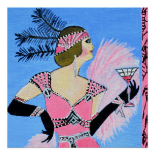 Póster Lady2 elegantes aperfeiçoam o poster